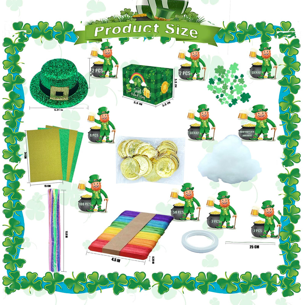 Vecacosic Leprechaun Trap Kit invites two kids to build together