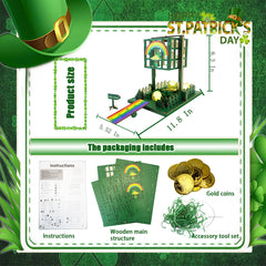Vecacosic Leprechaun Trap Kit in use, children exploring the interactive trap.