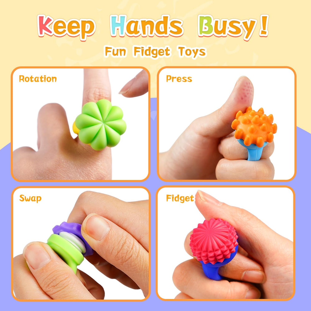 Vectronix fidget ring colorful design inviting visual engagement and stress relief.