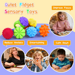 Vectronix fidget ring rotating base enables smooth spins for soothing sensory play.