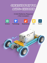 Veecafiodi 50-in-1 STEM kit ferris wheel model demonstrates gears and motion for kids
