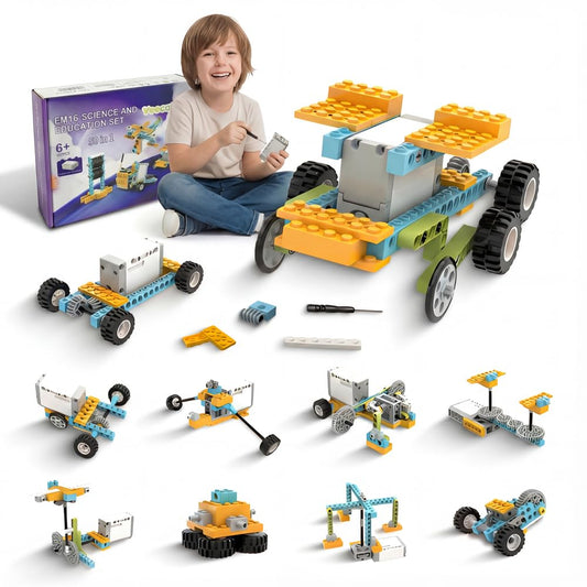 Veecafiodi 50-in-1 STEM kit jet model in motion boosts imaginative play and mechanical understanding