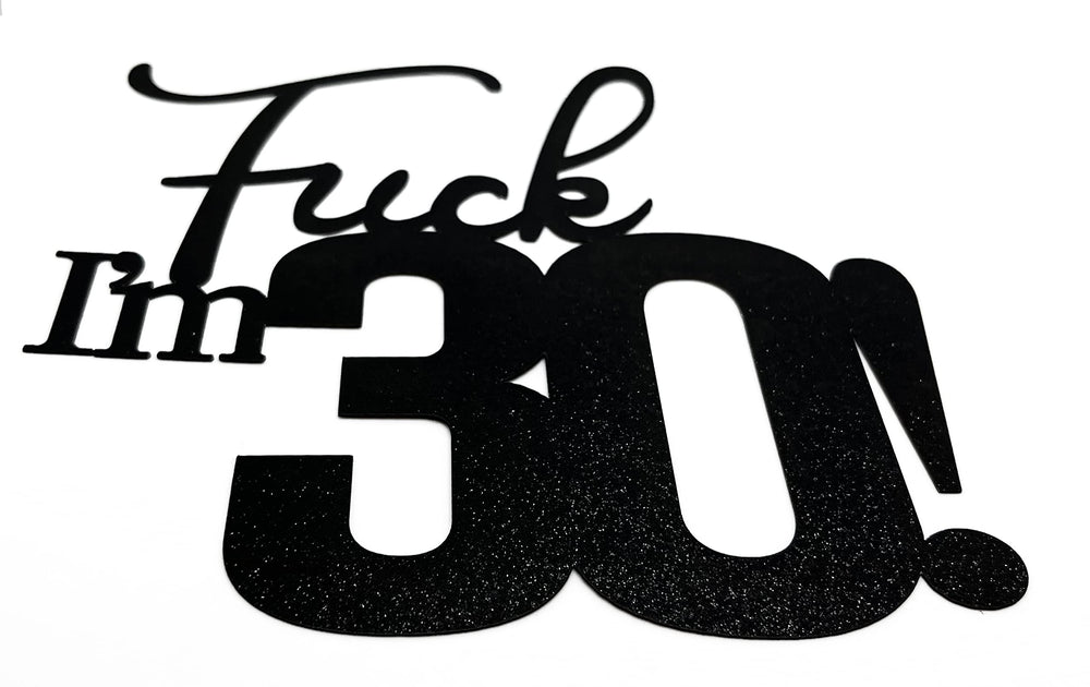 Veegood black glitter topper enhances photo-worthy celebrations