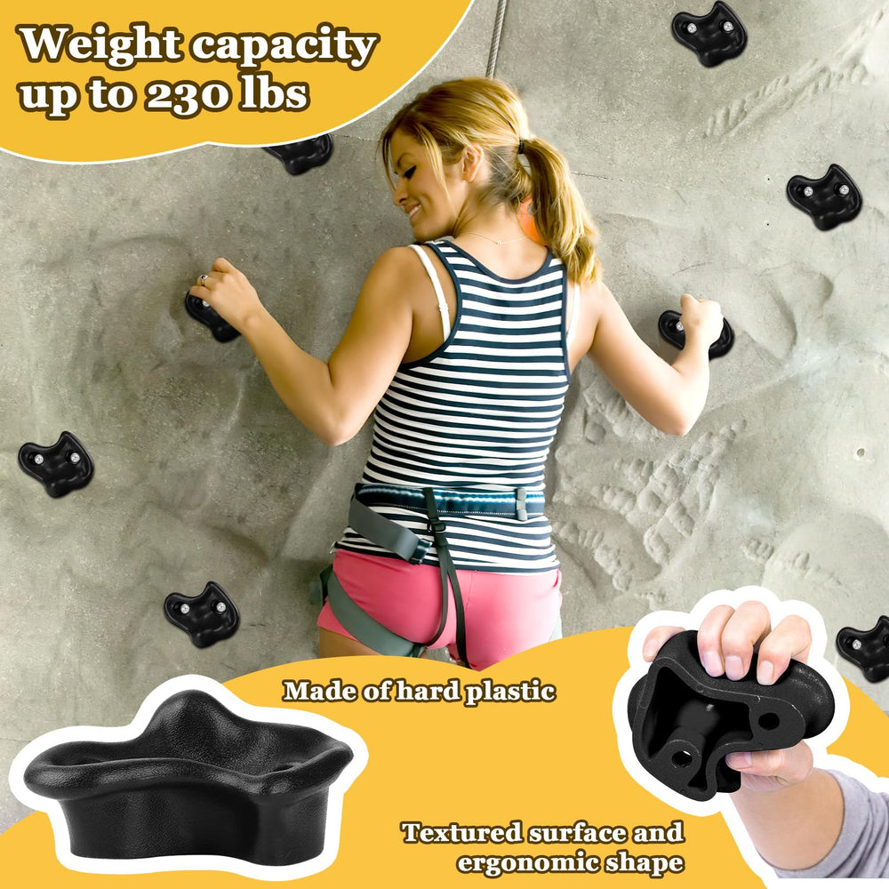 Veimia rotatable rock holds to adjust wall angle and difficulty
