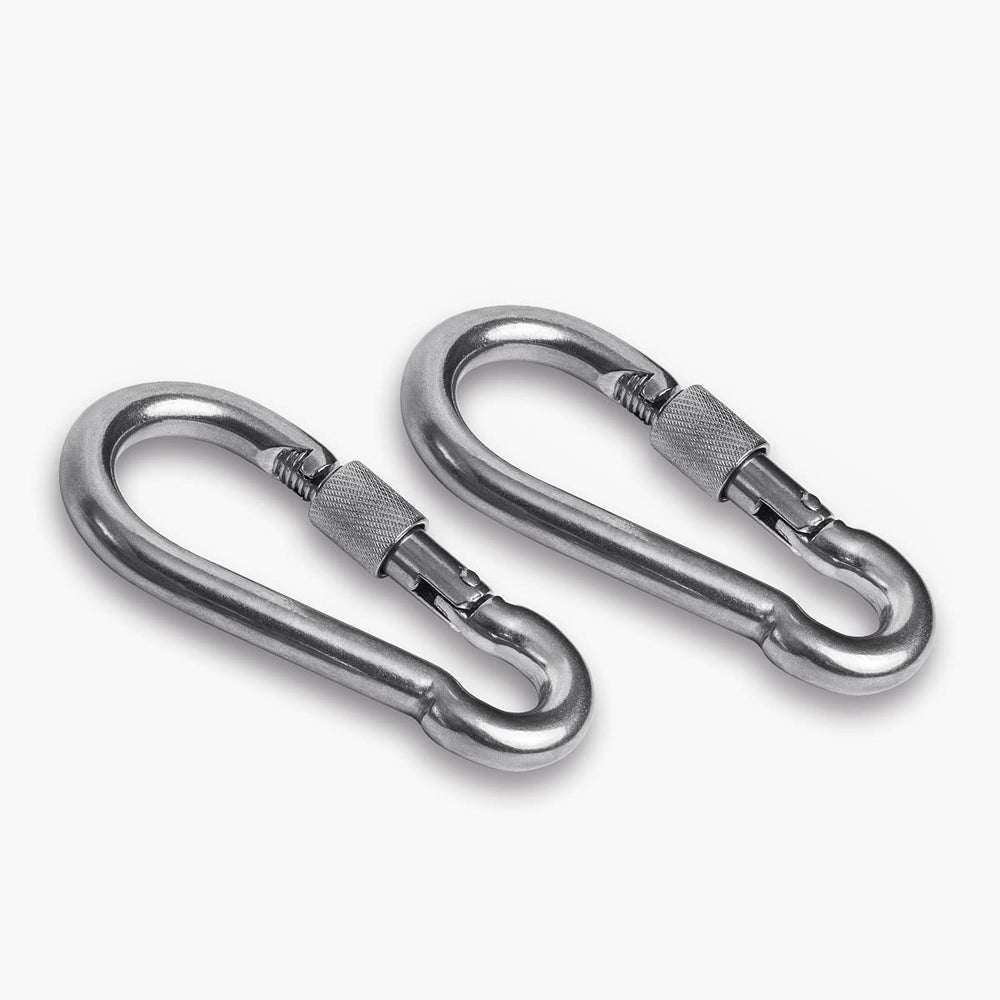 Velomill SUS304 snap hooks resist corrosion for durable outdoor connections.