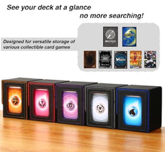 Secure magnetic closure keeps decks safely stored