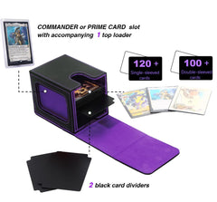 Venssu box demonstrates large capacity: 120 single-sleeved cards
