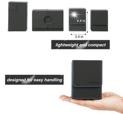 Venssu deck box lightweight design travels easily for tournaments.