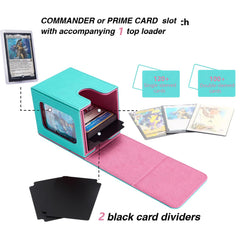 Venssu deck box shows top loader inside for secure Prime cards
