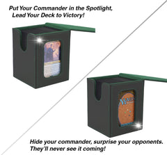Venssu deck box demonstrates capacity with up to 120 single-sleeved cards