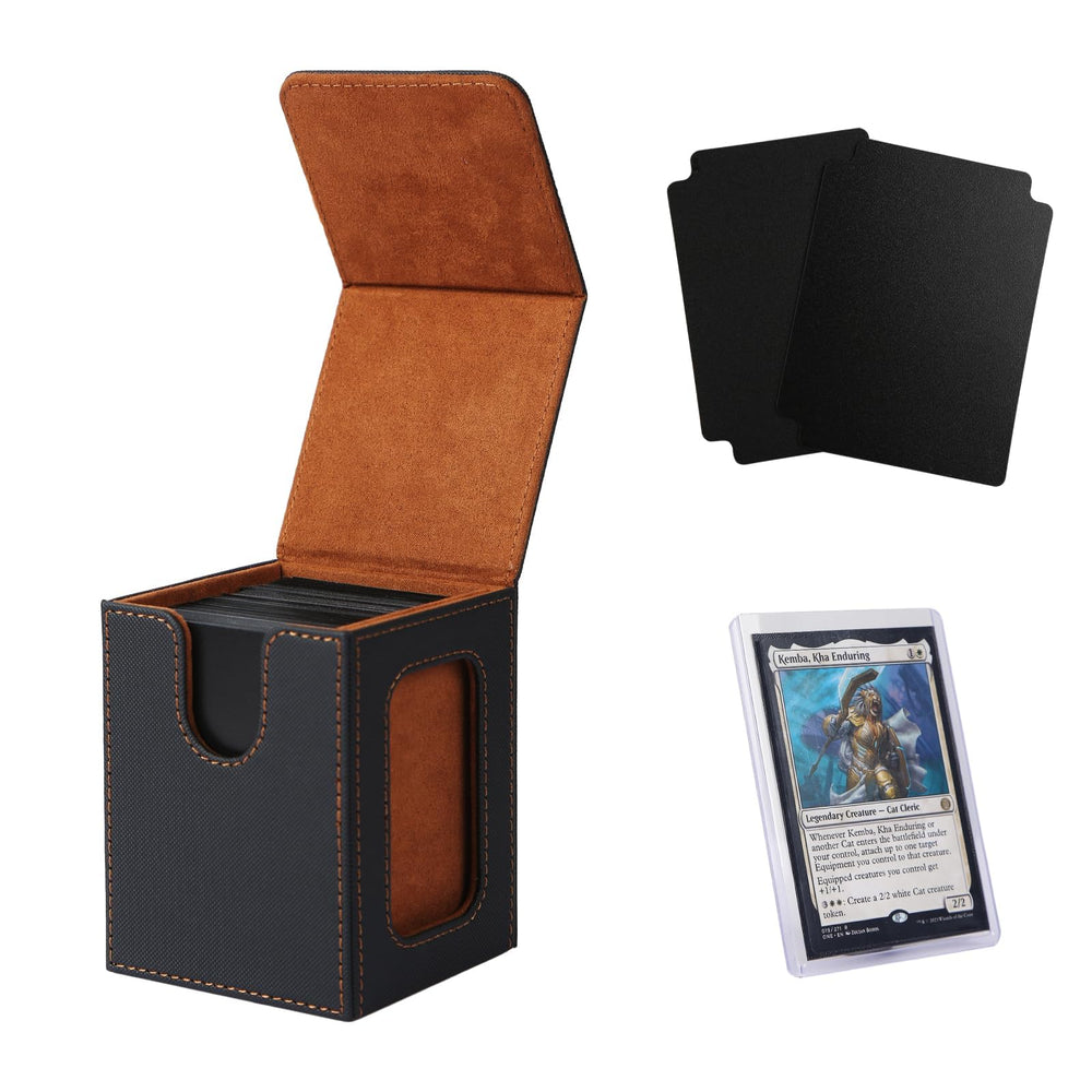 Venssu MTG deck box commander display showcases your deck with a secure top loader for protection.