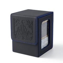 Venssu MTG deck box with commander display keeps your commander ready for quick access.