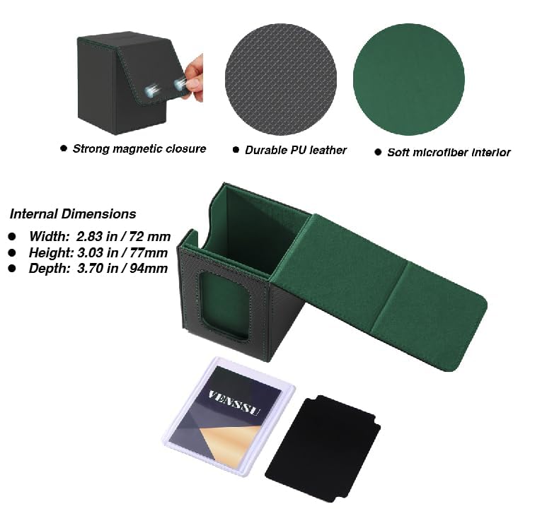 Venssu box includes two dividers and a top loader for quick setup