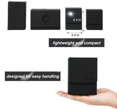 Included dividers and top loader inside the package.