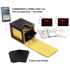 Venssu deck box features magnetic closure for secure transport.
