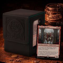 Venssu MTG deck box includes toploader for protection of prized cards
