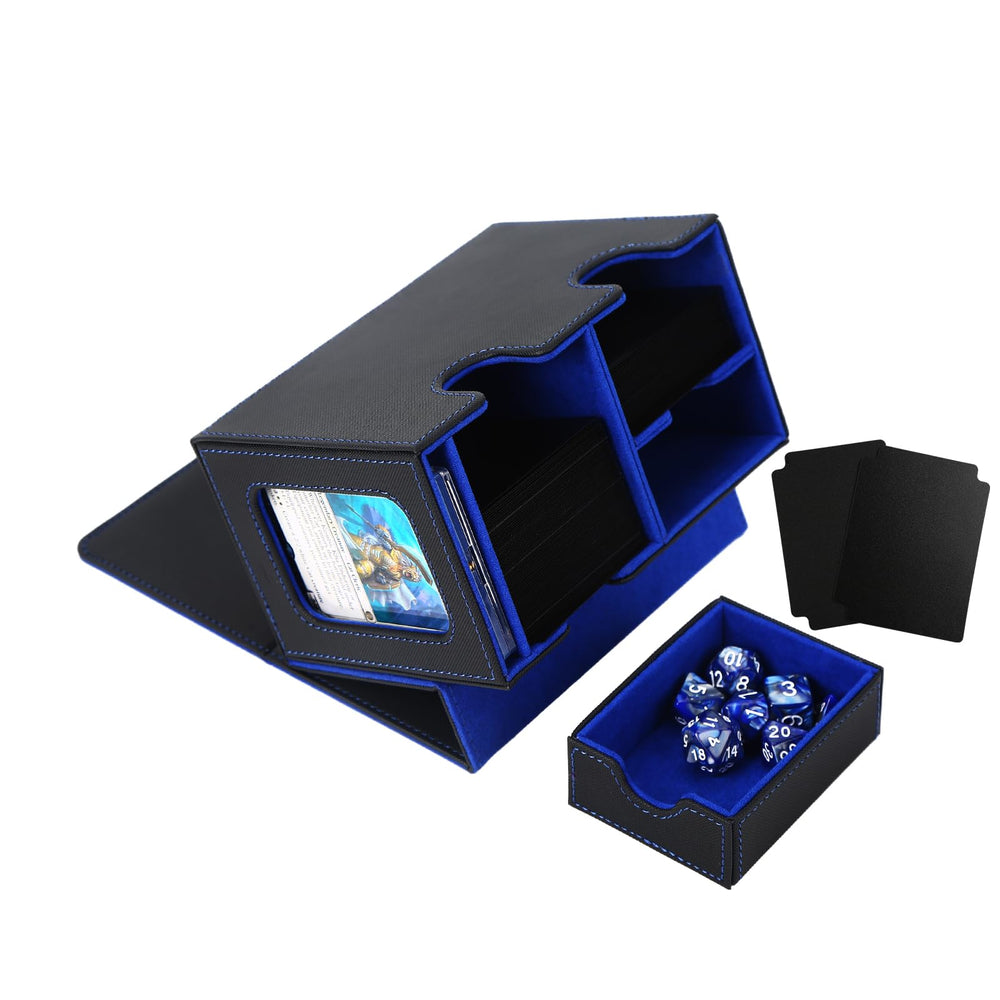 Venssu MTG Deck Box with window display for quick deck identification