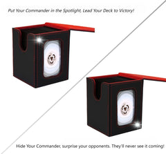 Venssu MTG deck box window design enables quick deck identification during play.
