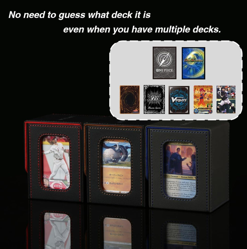 Durable PU leather shell protects cards during travel