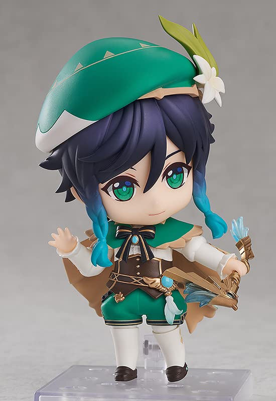 Venti Nendoroid wooden lyre adds authentic collectible charm.
