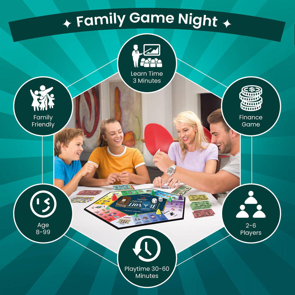 Paycheck to Billionaire game board by Venture Catcher offers durable design for family play.