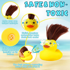 VercanMonth floating duck squeak toy ideal for water play