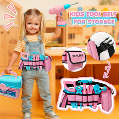 Verceco hammer and screwdriver sized for small hands during pretend tasks.