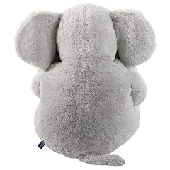 Vermont Teddy Bear Giant Elephant floppy ears encourage cuddly, comforting strokes