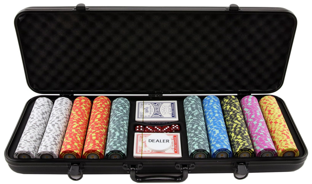 Versa Games included contents show ready-to-play setup with decks and dice
