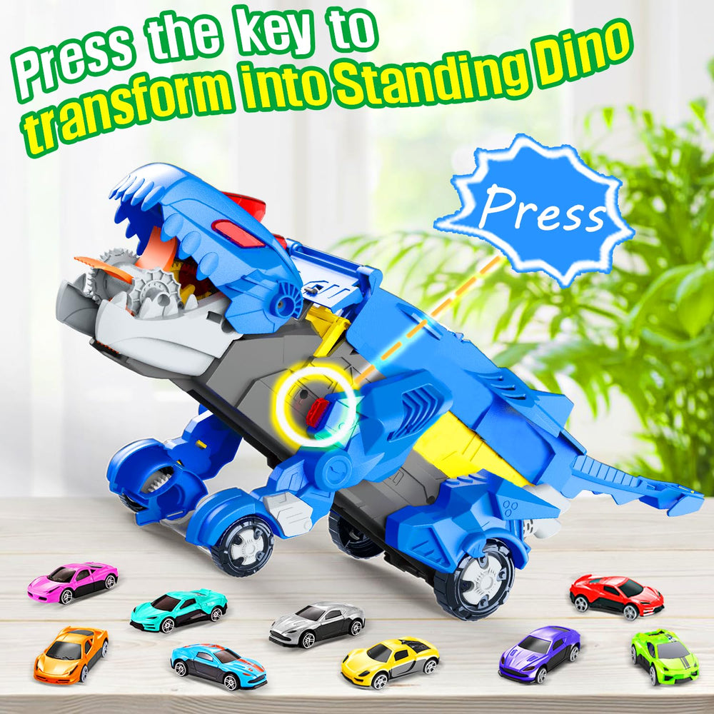 VESIHOLO dinosaur-truck carry handle enables easy portability on the go.