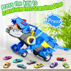 VESIHOLO dinosaur-truck carry handle enables easy portability on the go.