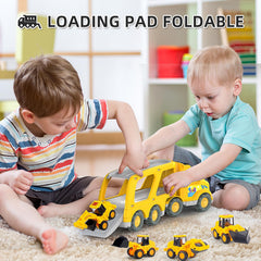 Veslier rotating cab feature enabling realistic pretend construction scenarios