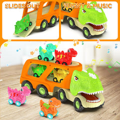 Veslier T-Rex head truck design sparks creative dinosaur scenes.