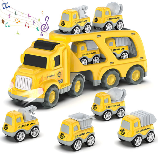 Veslier 5-in-1 transport truck for toddlers promotes exploration.