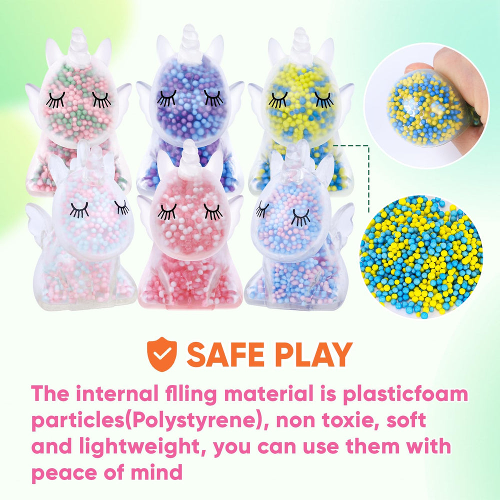 VESPRO colorful squishy stress ball for sensory play and focus during busy days