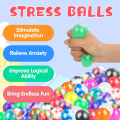 VESPRO easy-to-clean stress balls ready for quick washing after play
