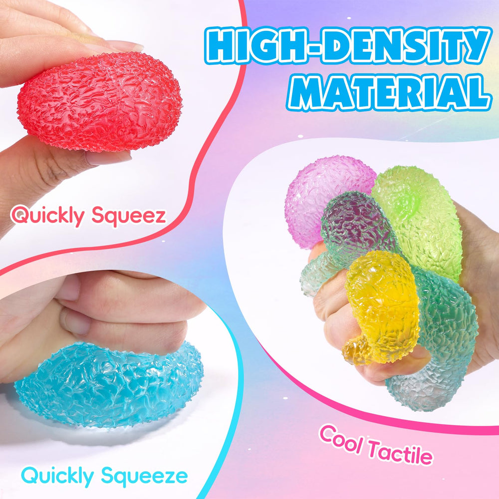 VESPRO Memory Gel stress ball soft-touch interior enhances squeeze.