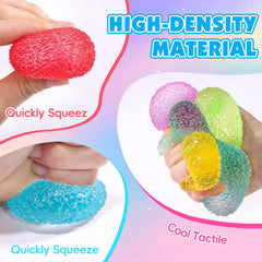VESPRO Memory Gel stress ball soft-touch interior enhances squeeze.