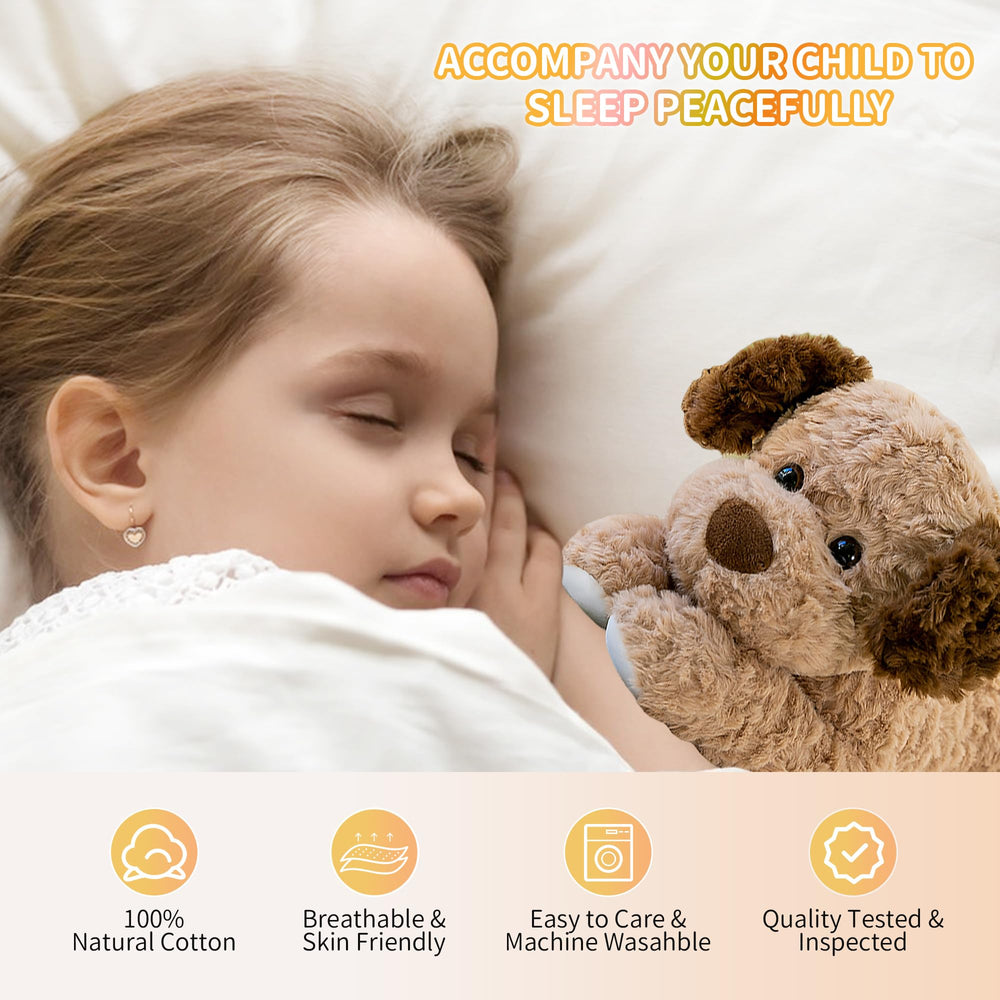 VETENSO weighted dog plush suitable for travel and on-the-go comfort