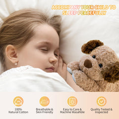 VETENSO weighted dog plush suitable for travel and on-the-go comfort
