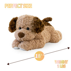 VETENSO weighted dog plush side view for portable sensory comfort