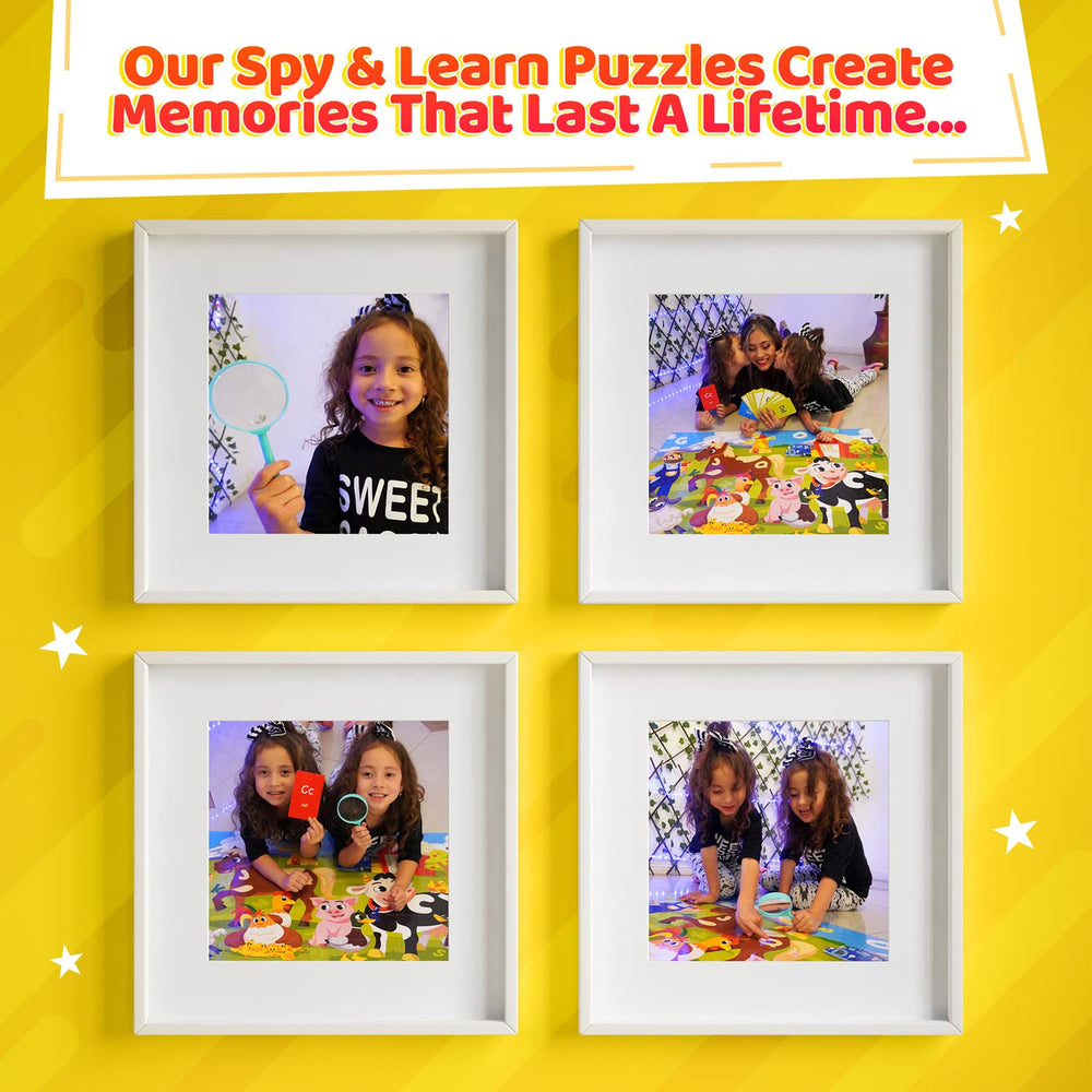 Vevoo I Spy Alphabet Puzzle—flashcards reinforce each letter learned
