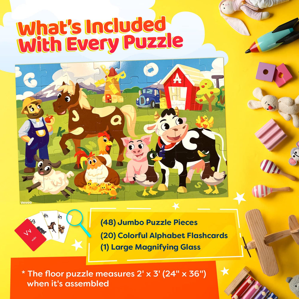 Vevoo I Spy Alphabet Puzzle—engaging, screen-free activity for toddlers