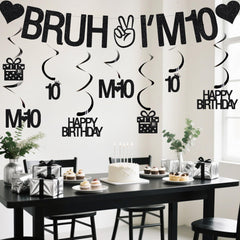 VeyoCraft Bruh I'm 10 party centerpiece ideas for photo moments