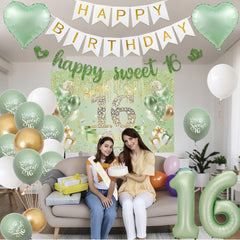 VeyoCraft number balloons provide bright focal points for photos