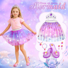 VGOFUN mermaid-themed dress up outfit with seashells and starfish accents.