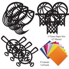 VHALE Suncatchers precut templates for easy kid-friendly projects