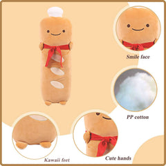 VHYHCY toast bread pillow is a reading-friendly afternoon companion.