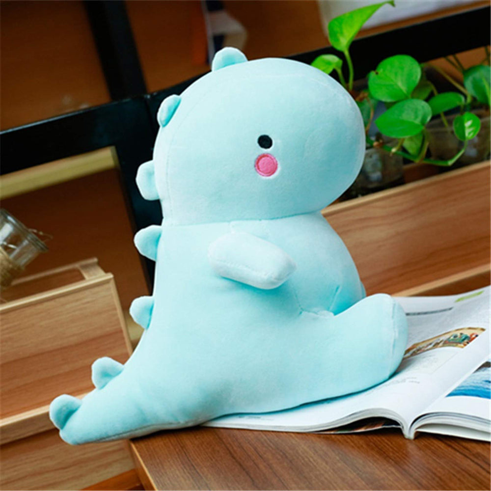 VHYHCY soft dino plush close-up reveals fluffy texture.