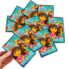 Dora the Explorer stickers included in the mini party favors set